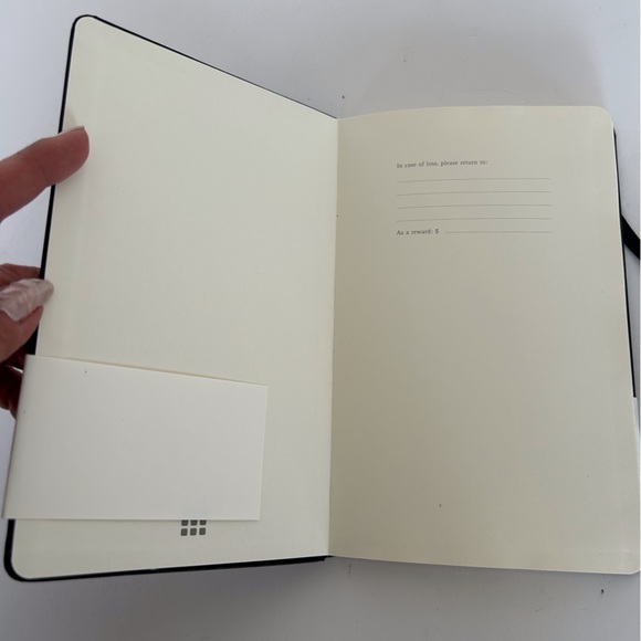 MOLESKINE BLACK HARD COVER CLASSIC JOURNAL NWT - Picture 6 of 6